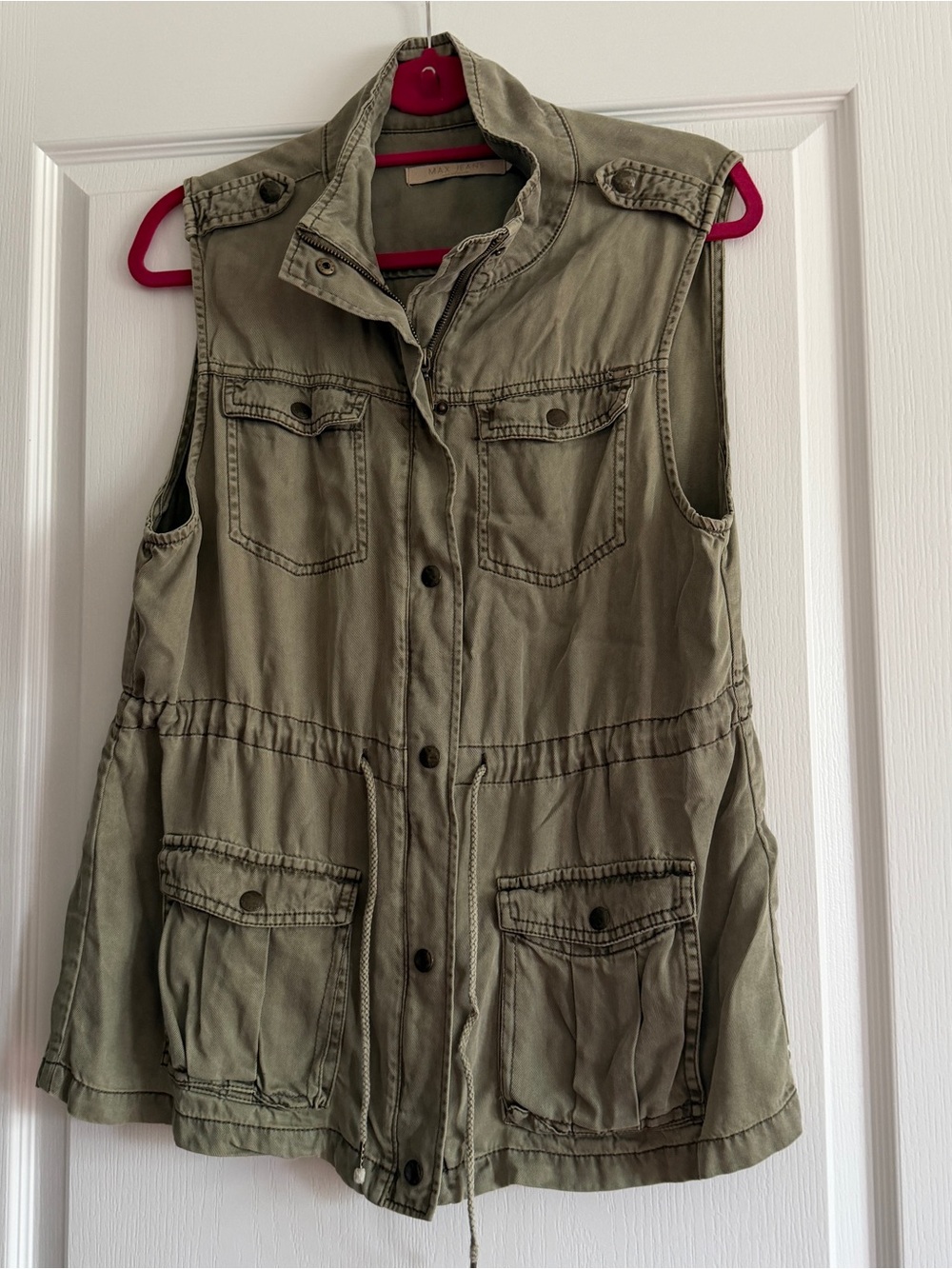 Max Jeans Olive Green Utility Jacket